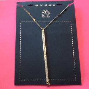 NWT Guess Gold Rhinestone body chain